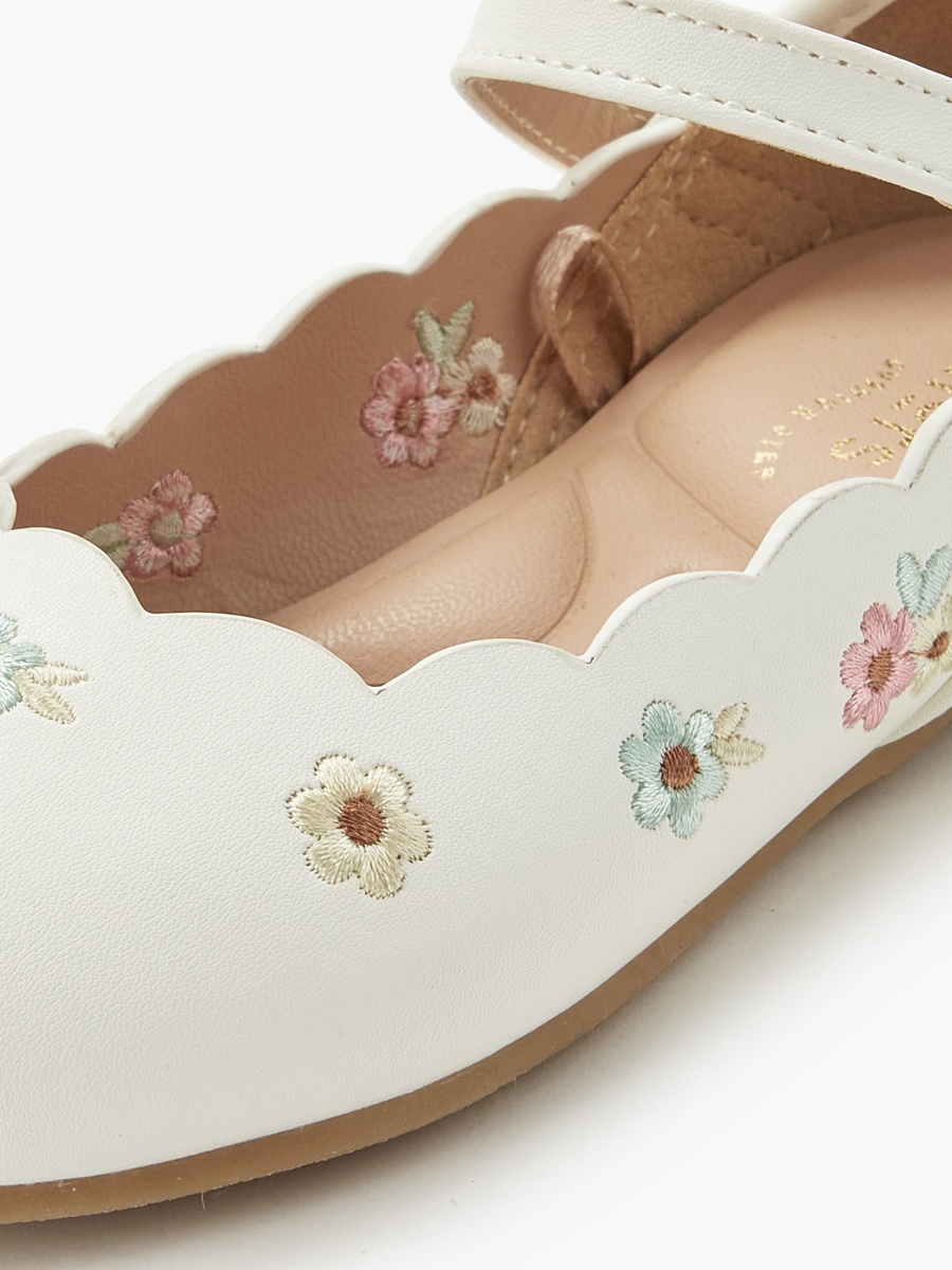 Hook and Loop Ballerina Shoes