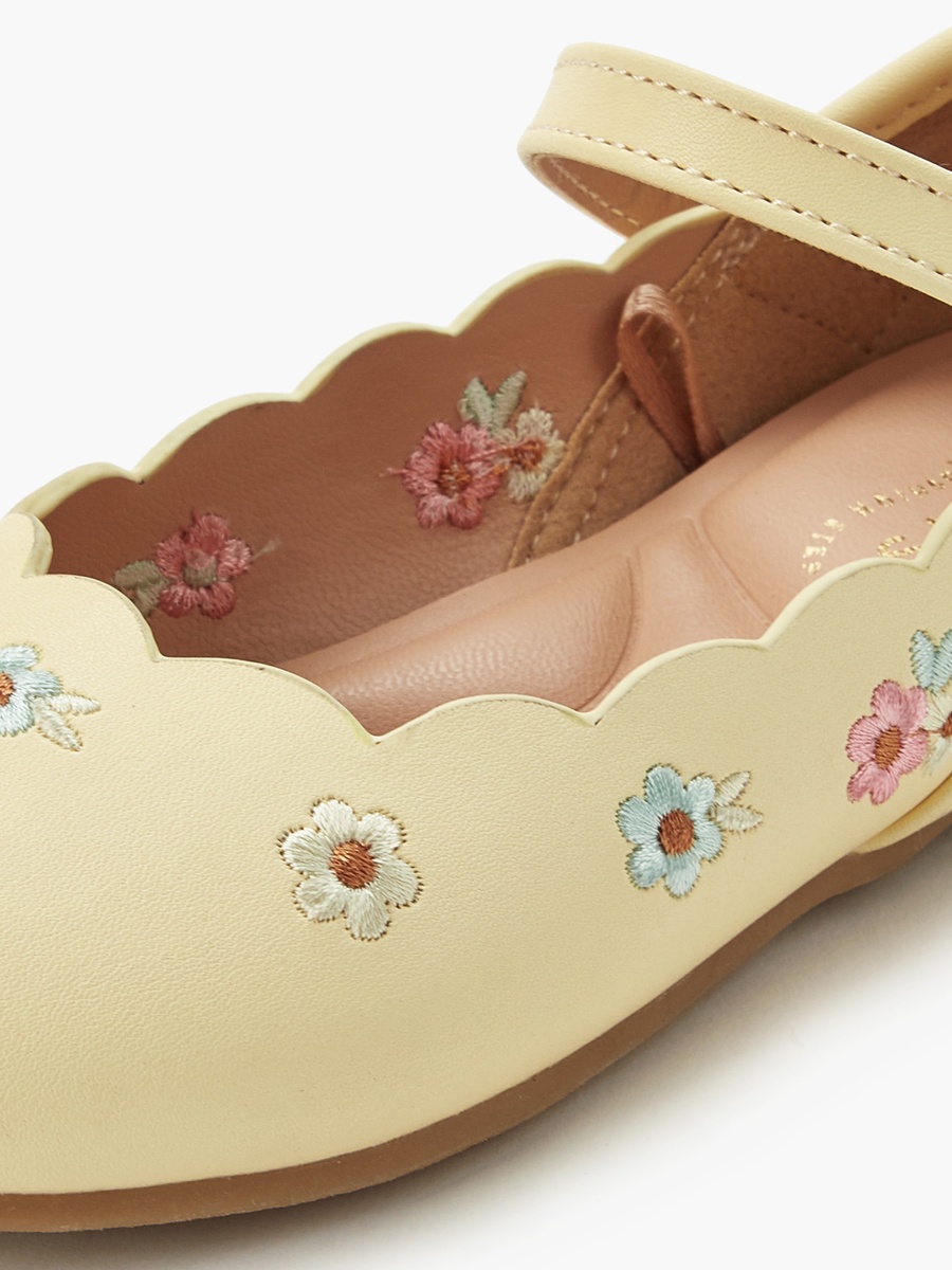 Hook and Loop Ballerina Shoes