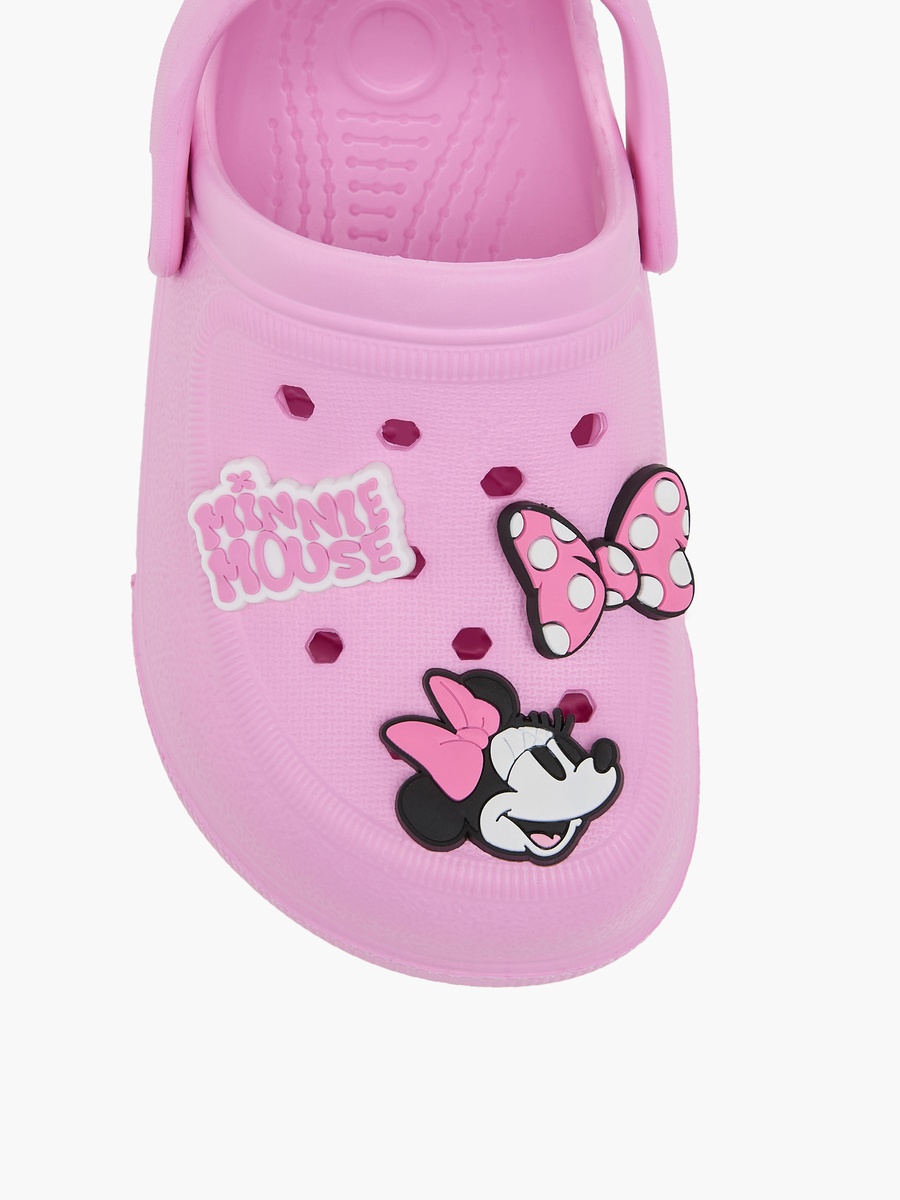 Minnie Mouse Applique Clogs