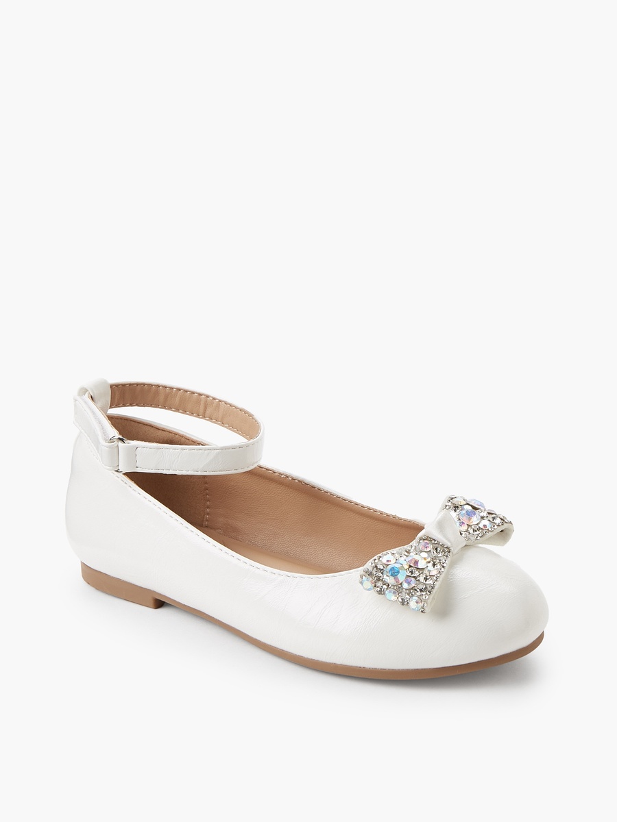 Bow Embellished Ballerina Shoes