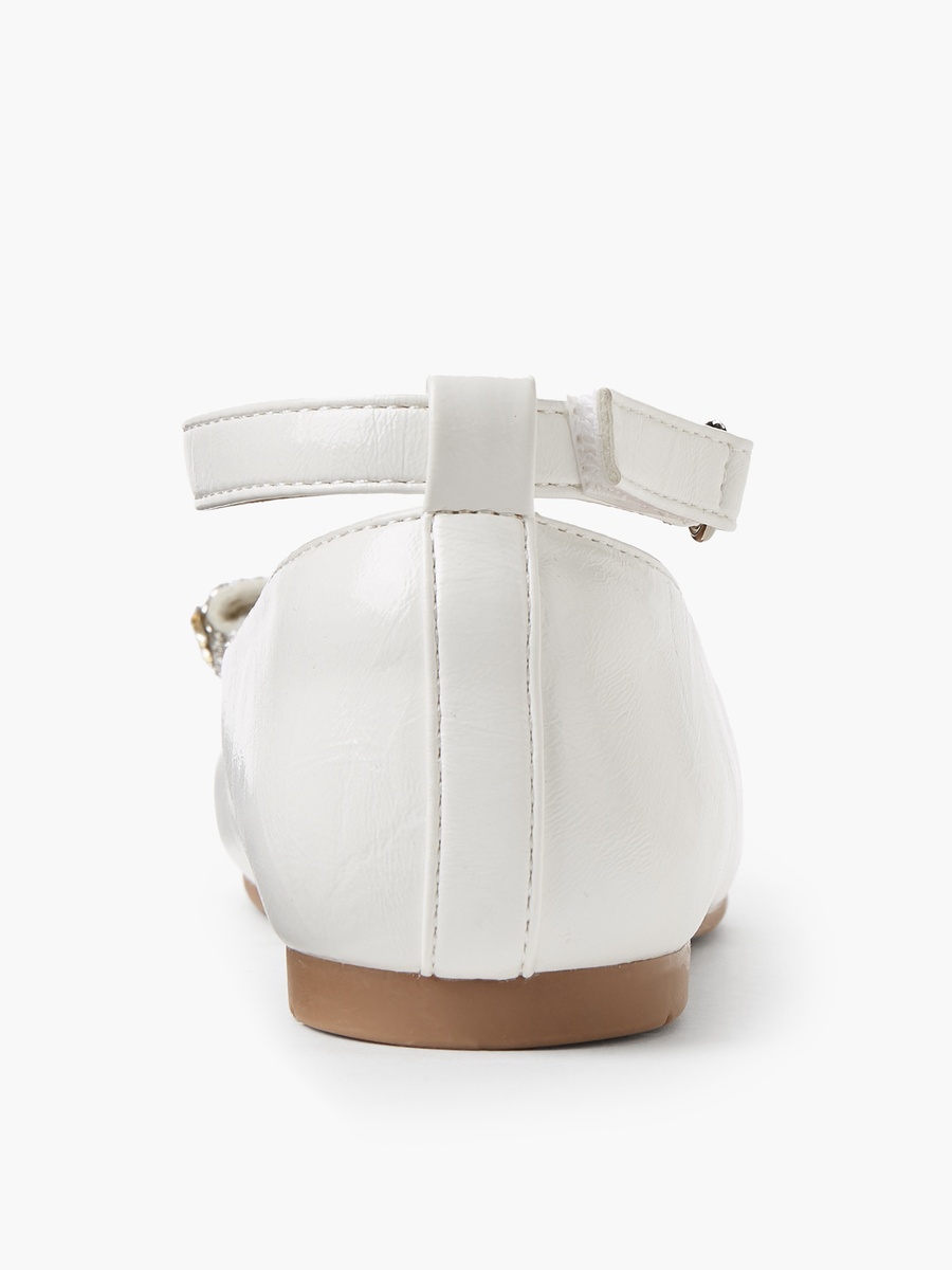 Bow Embellished Ballerina Shoes