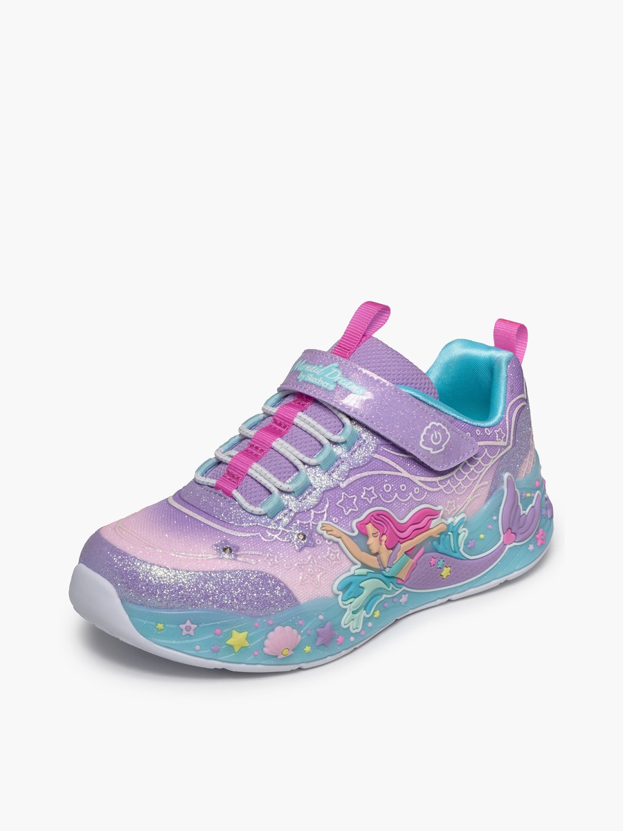 MERMAID DREAMS Hook and Loop Sneakers