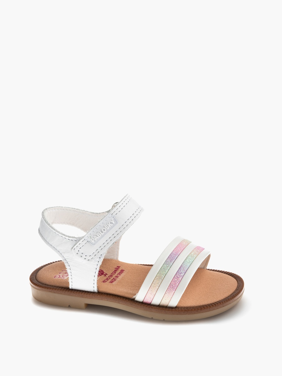 Sandals with Hook and Loop Closure