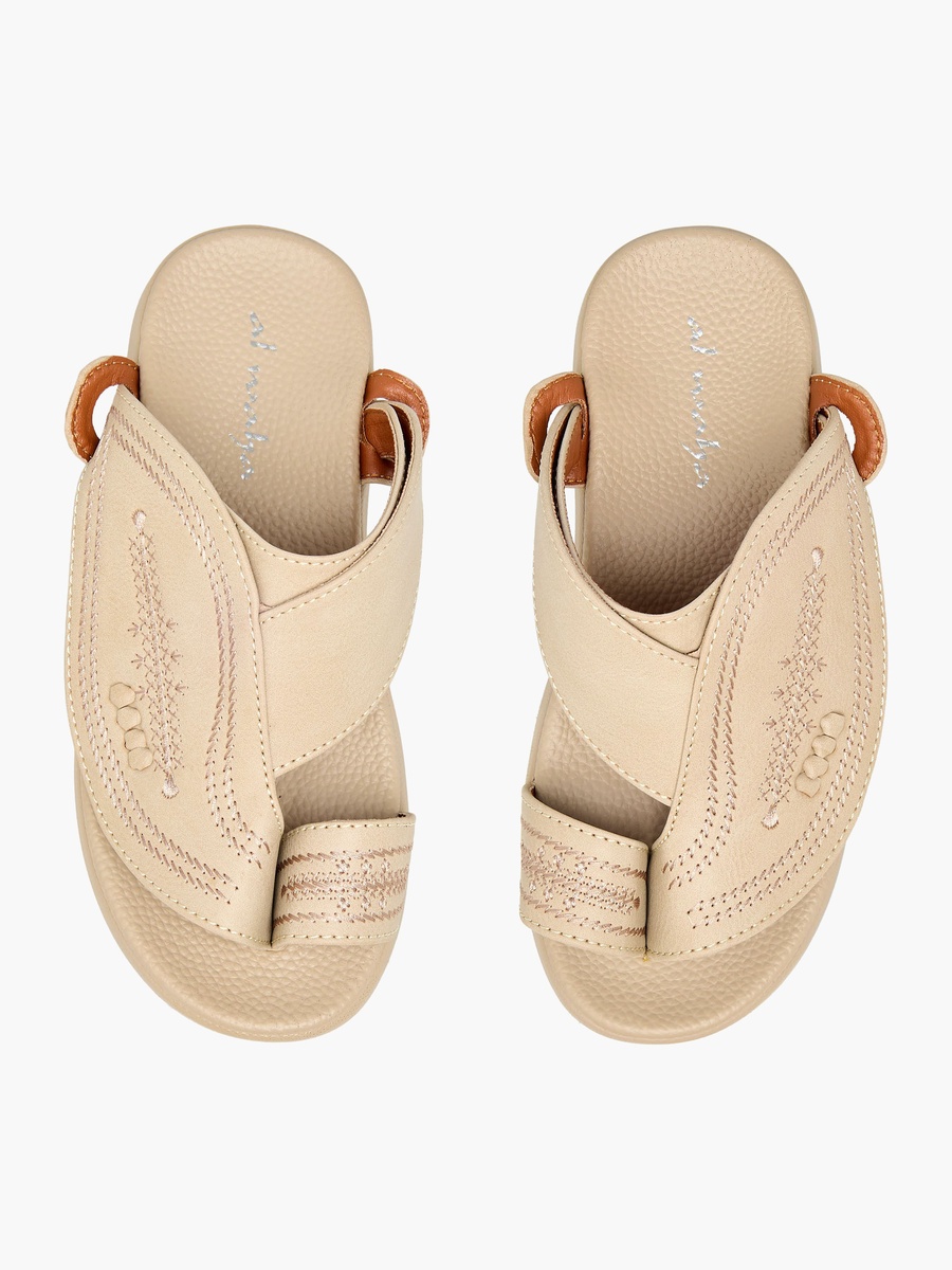 Toe Loop Detail Arabic Sandals