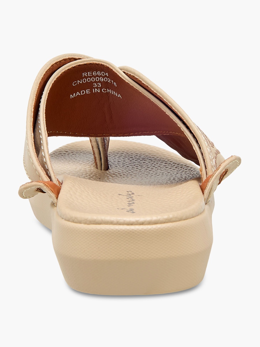 Toe Loop Detail Arabic Sandals