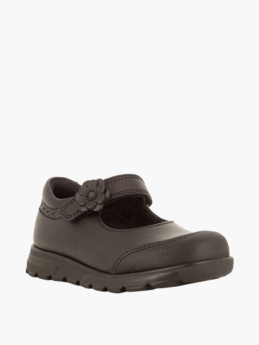Mary Jane Shoes with Hook and Loop Closure