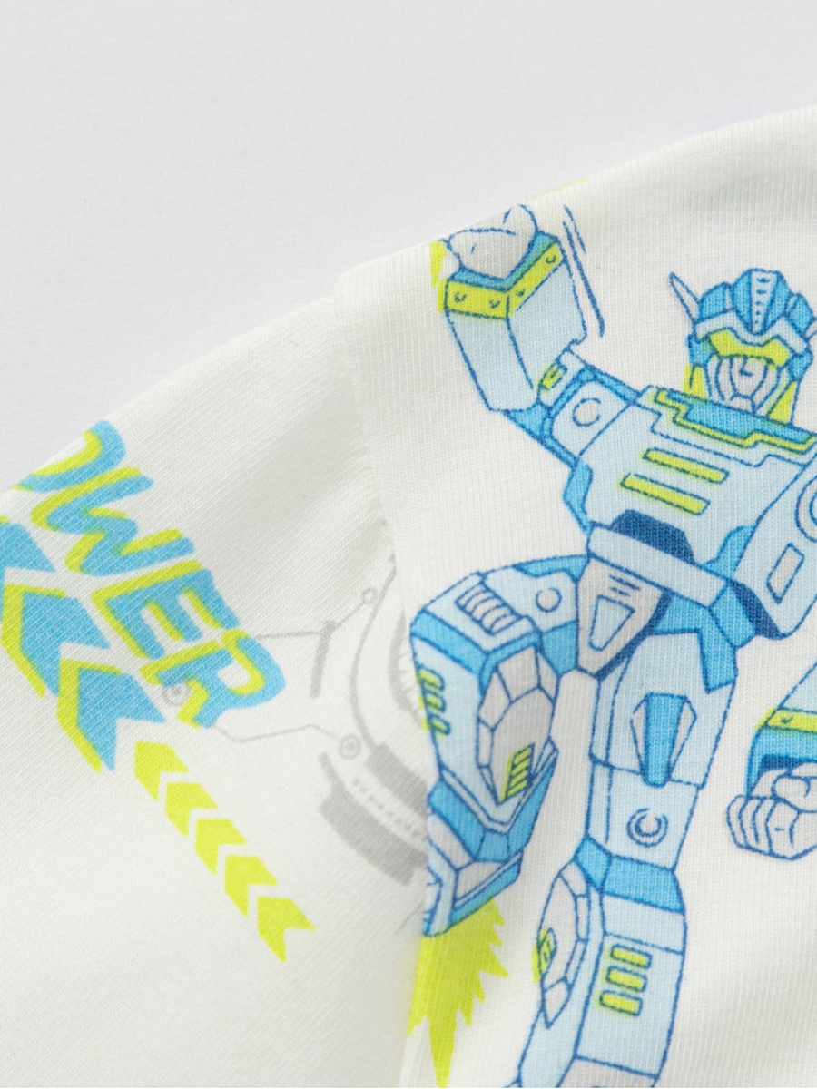 Pajama Set with Cartoon Print