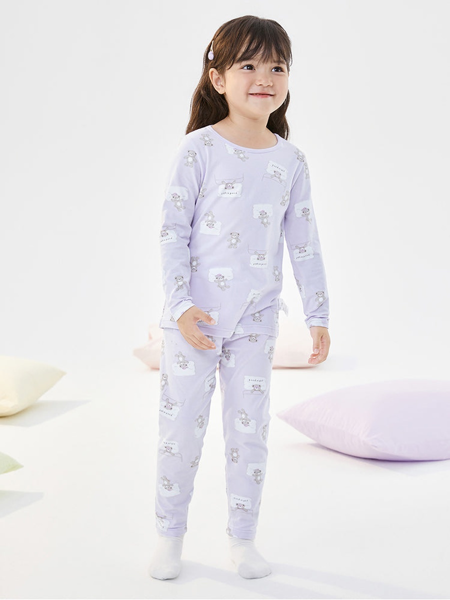 Printed Long Sleeve T-Shirt and Pyjama Set