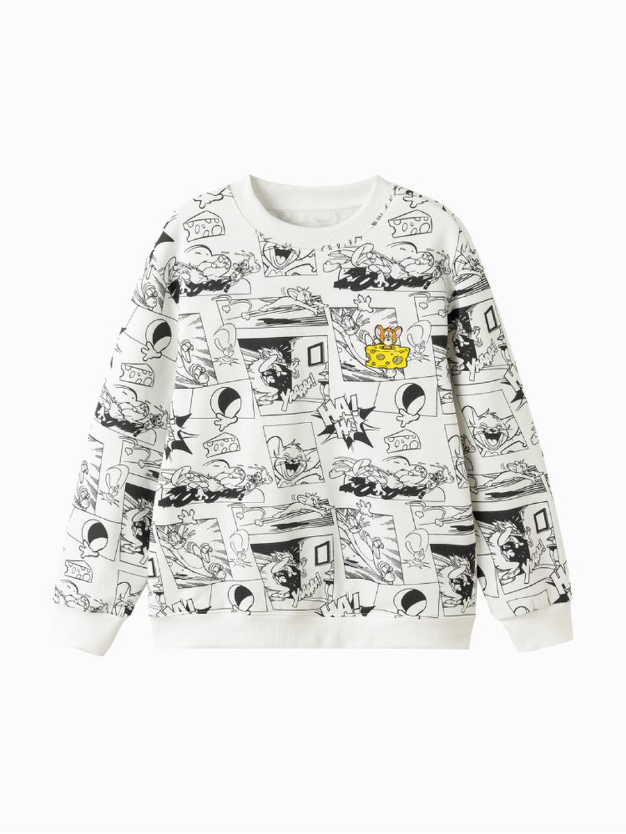 Comic Print Sweatshirt