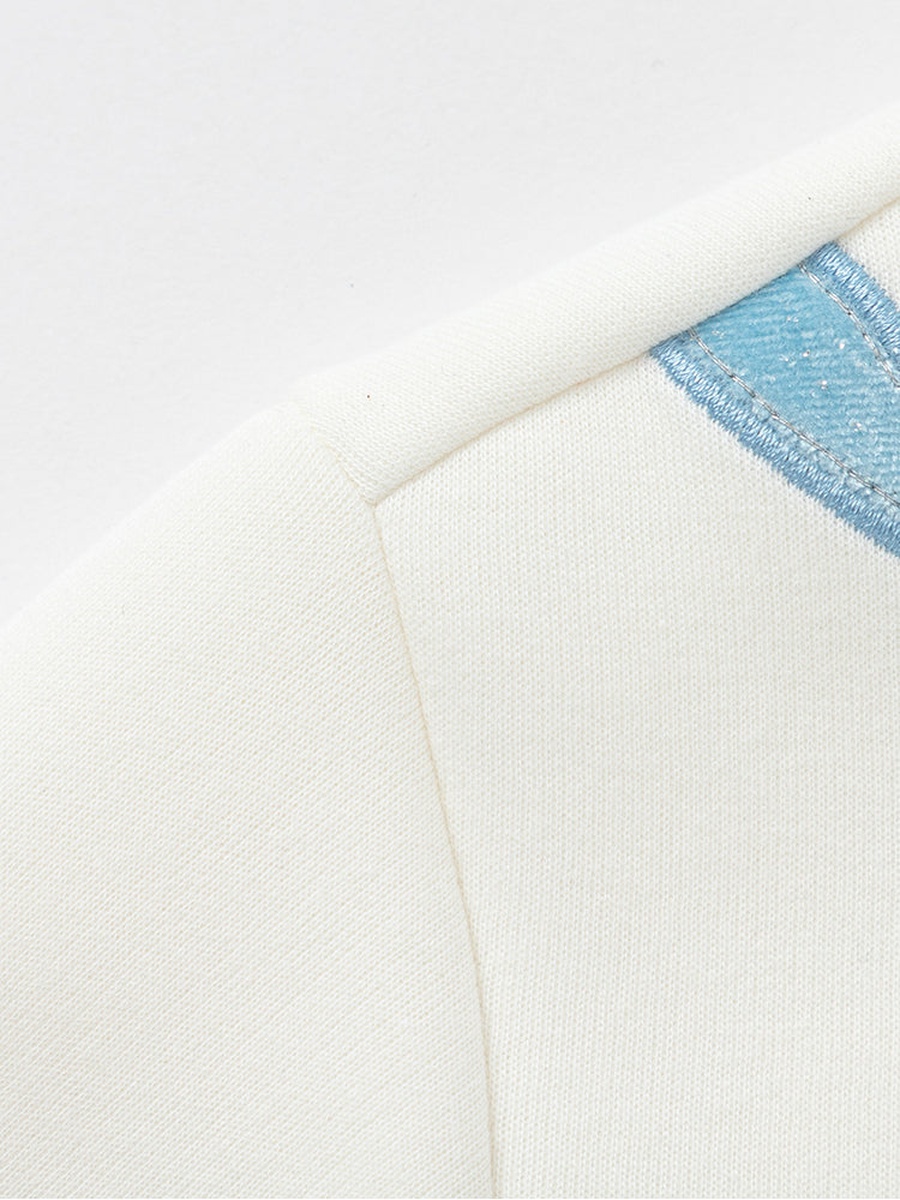 Sweatshirt with Embroidery