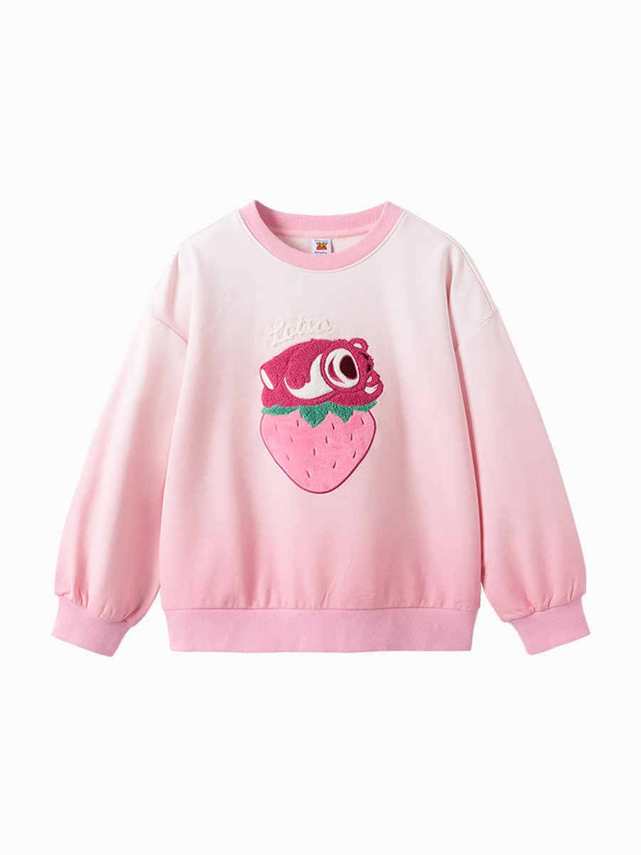 Sweatshirt with Knitted Print