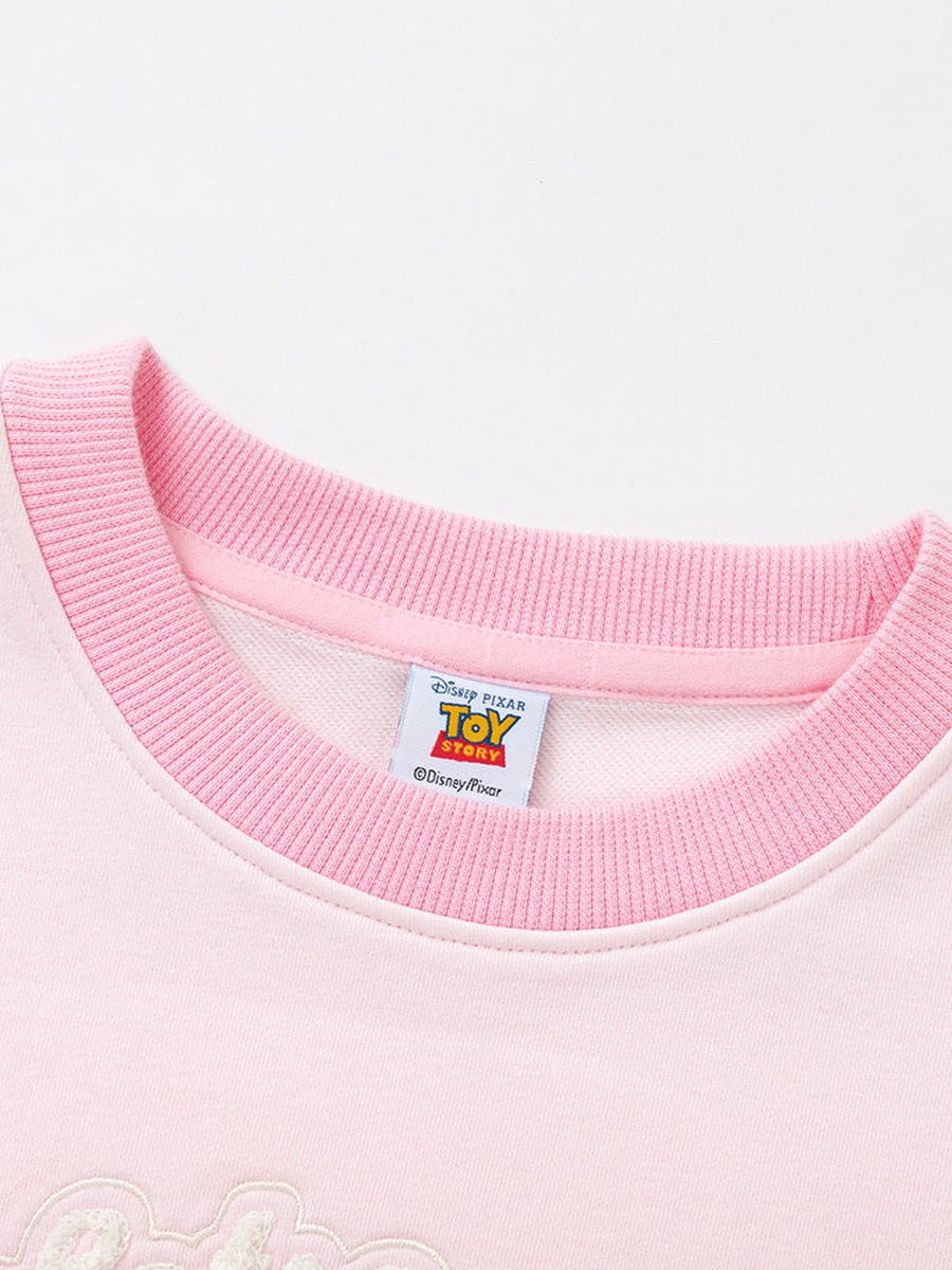 Sweatshirt with Knitted Print
