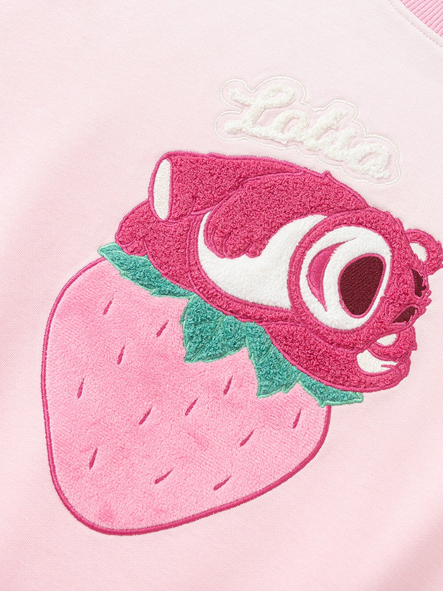 Sweatshirt with Knitted Print