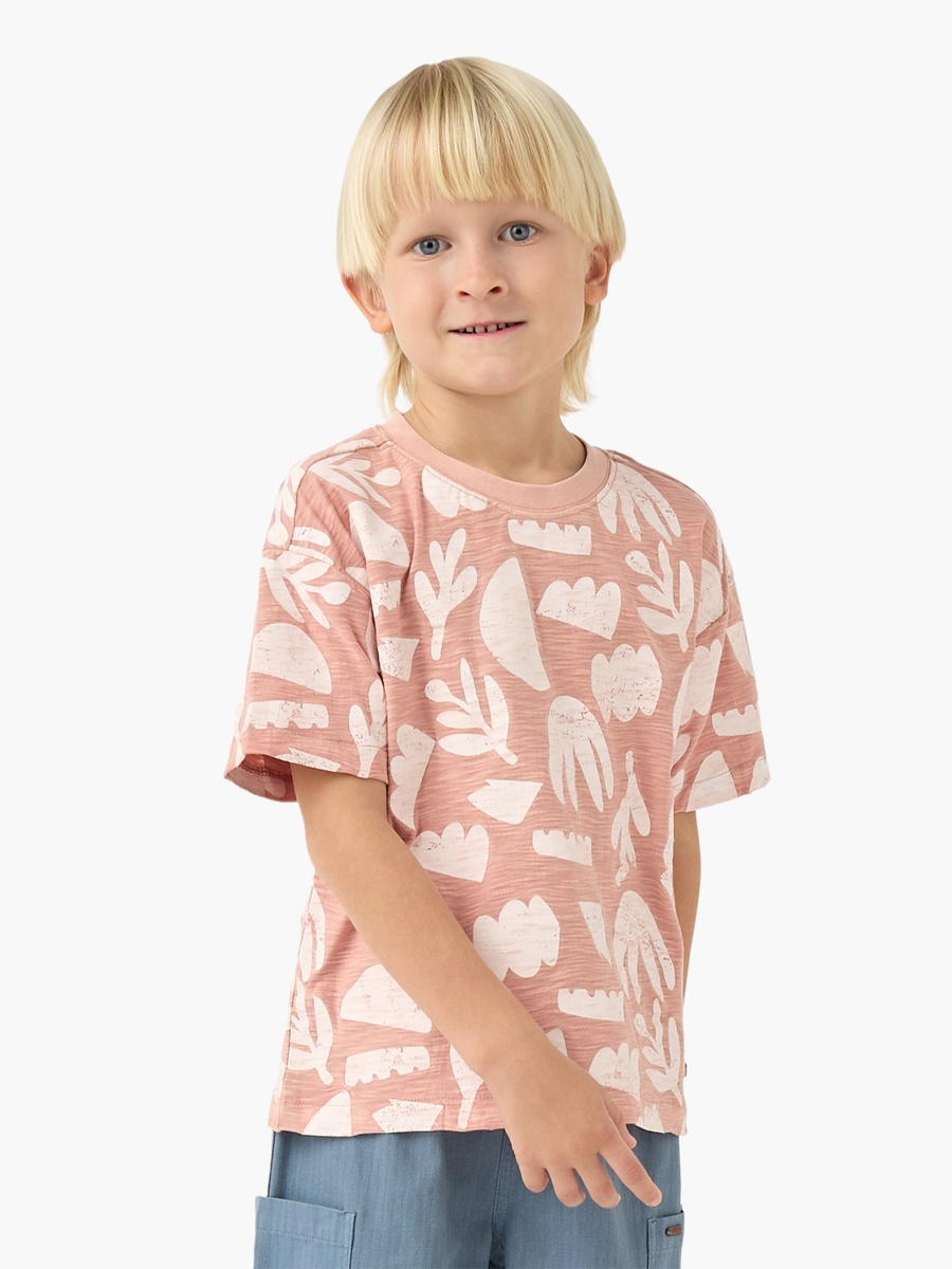 Crew Neck Short Sleeves T-Shirt with Print