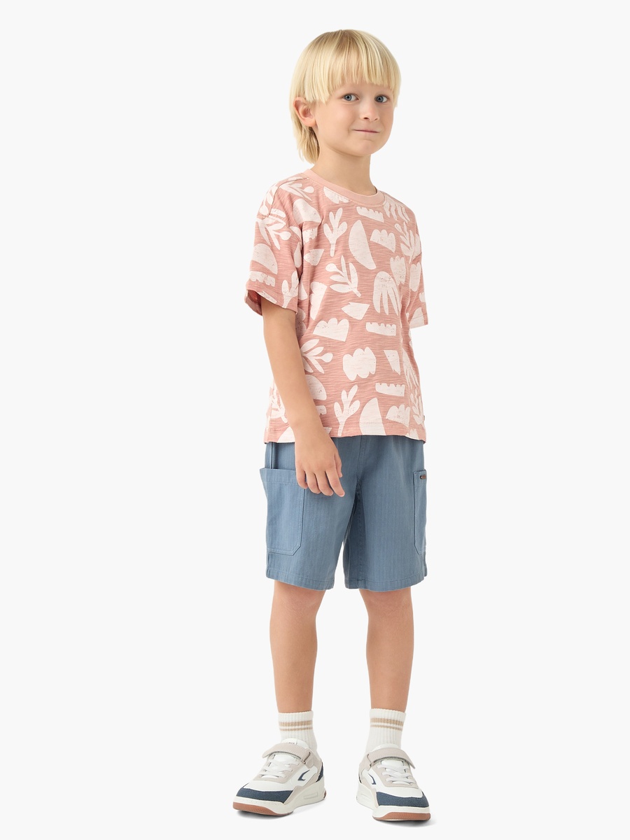 Crew Neck Short Sleeves T-Shirt with Print