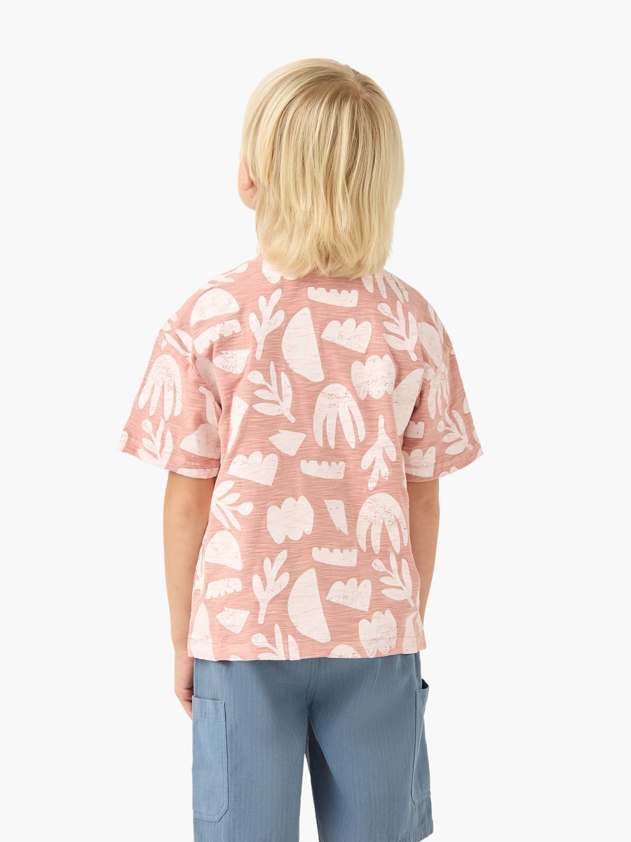 Crew Neck Short Sleeves T-Shirt with Print