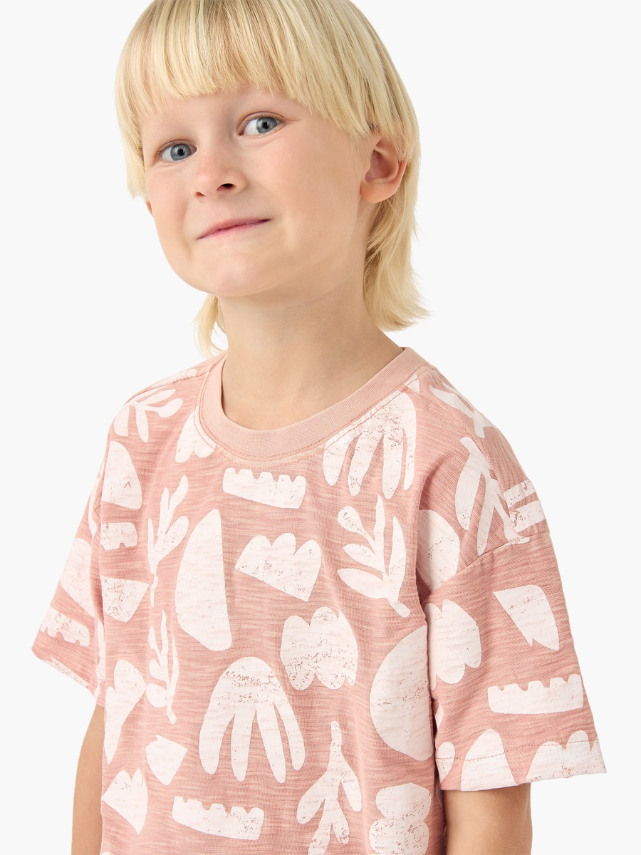 Crew Neck Short Sleeves T-Shirt with Print