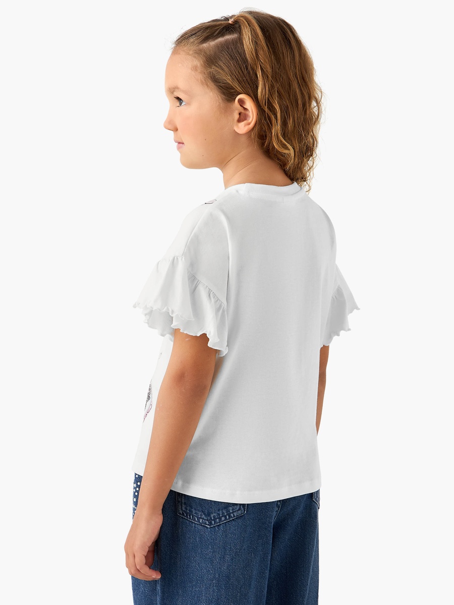 Crew Neck Short Sleeves T-Shirt with L.O.L. Surprise Print