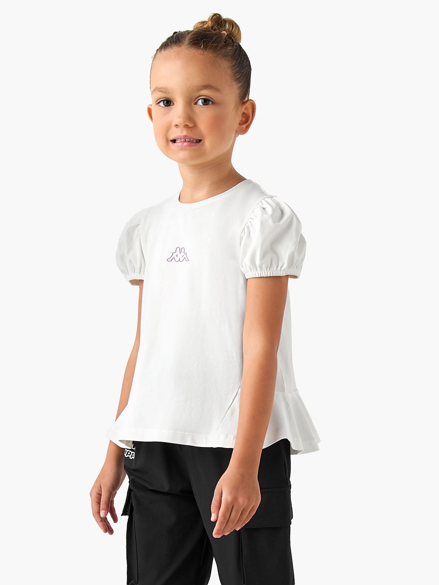 Crew Neck Short Sleeves T-Shirt with Logo Print