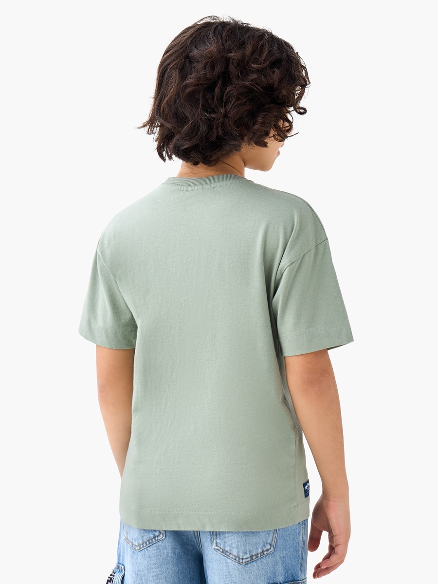 Crew Neck Short Sleeves T-Shirt with Print