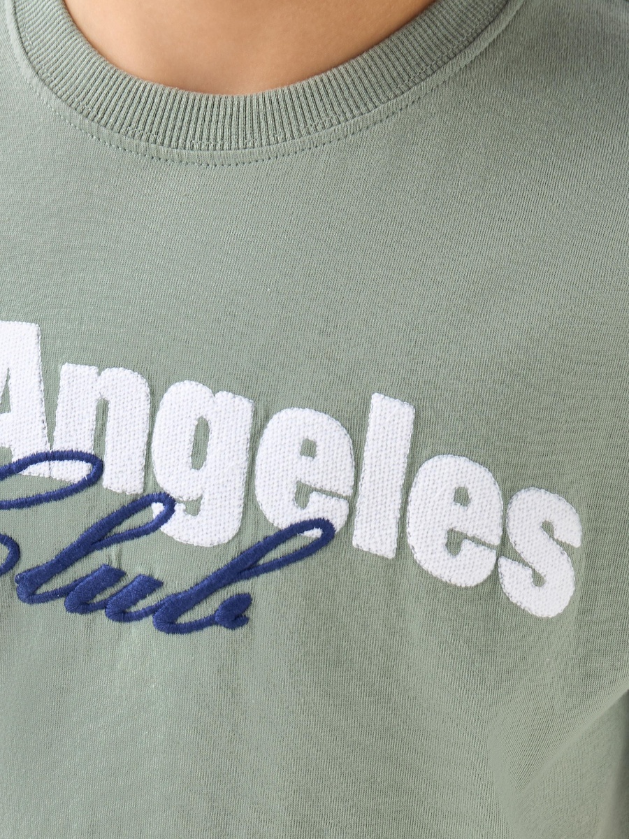Crew Neck Short Sleeves T-Shirt with Print