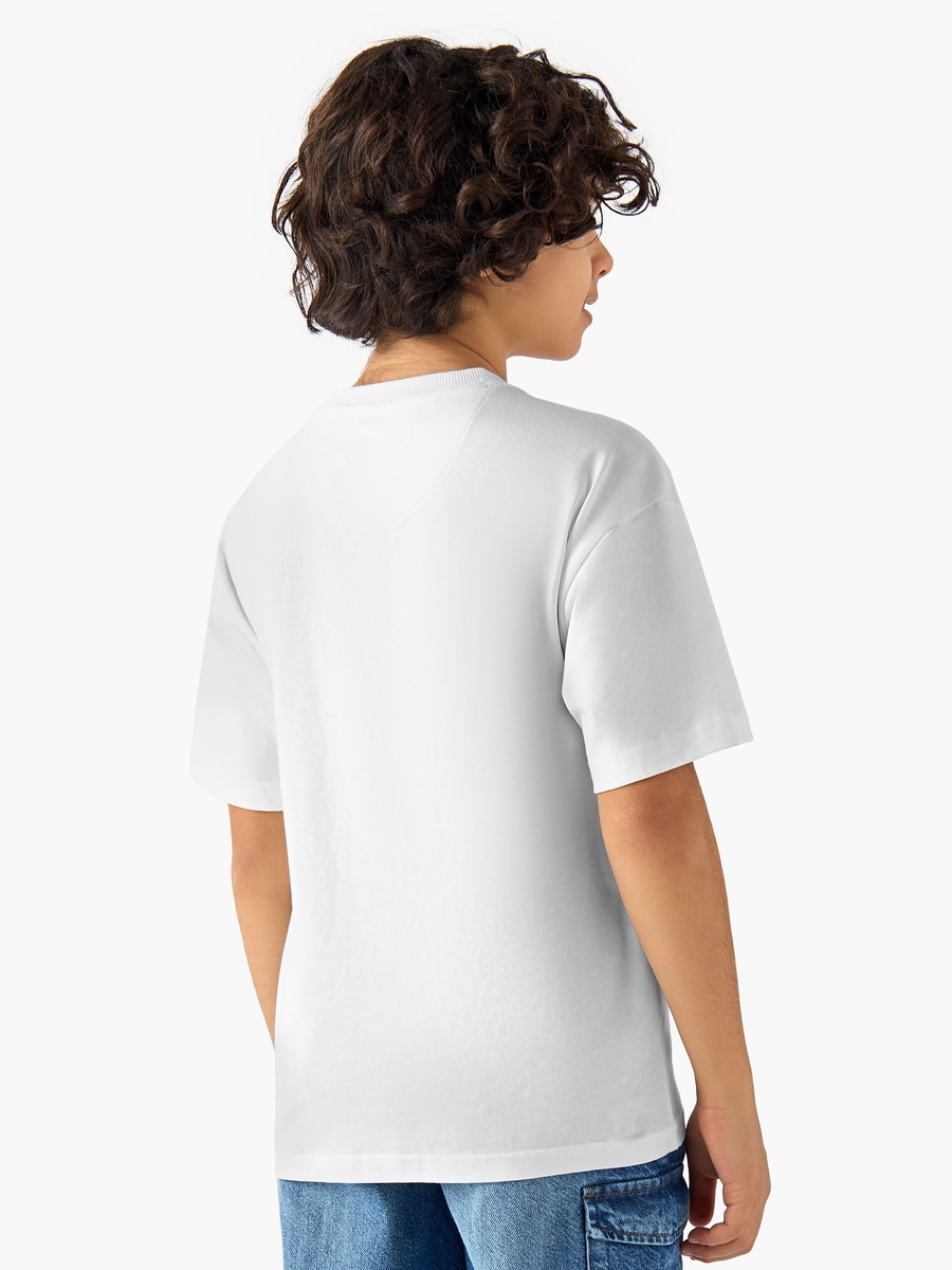 Crew Neck Short Sleeves T-Shirt with London Graphic Print