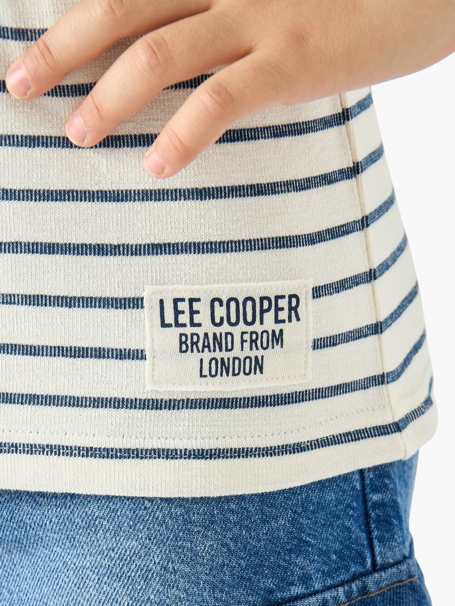 Crew Neck Short Sleeves T-Shirt with Stripes