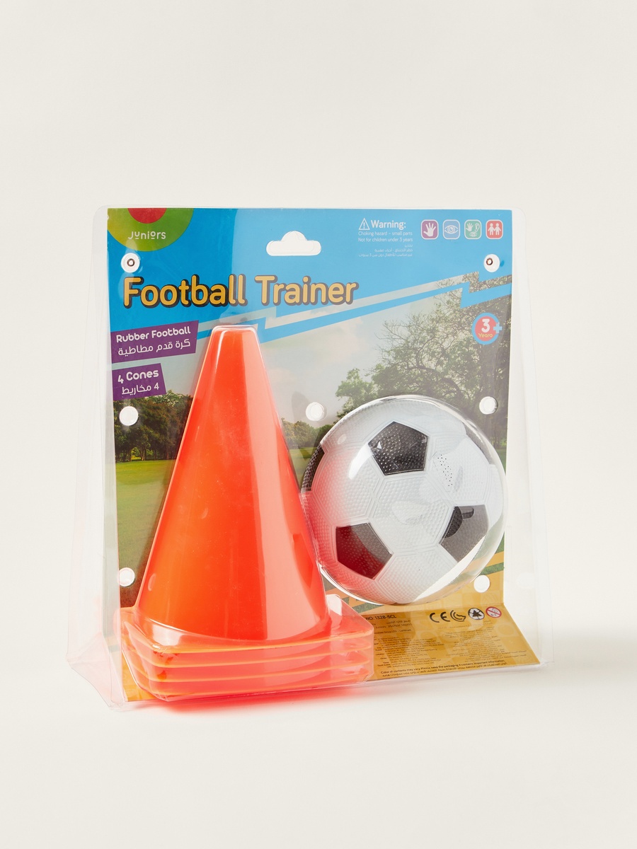 Football Trainer Playset with 4 Cones