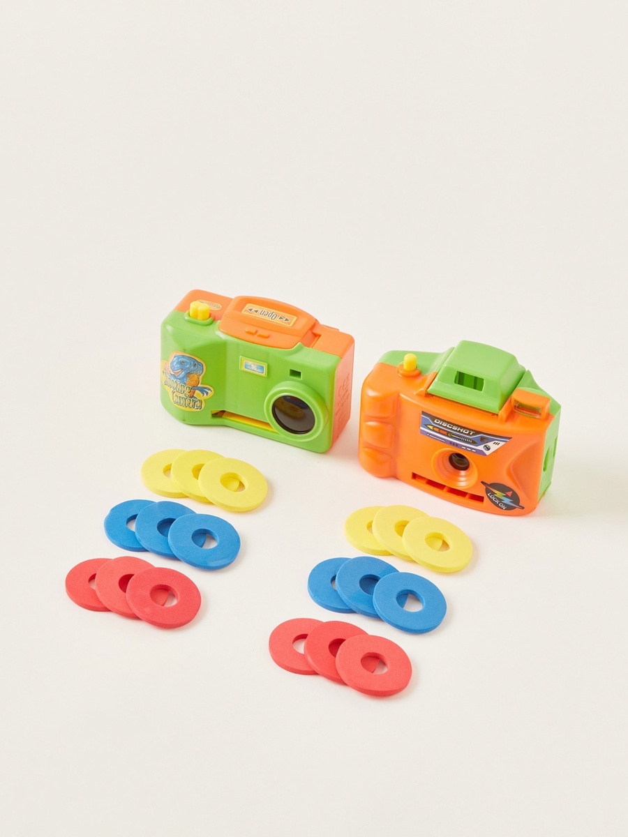 Disc Shooting Battery Operated Camera Playset