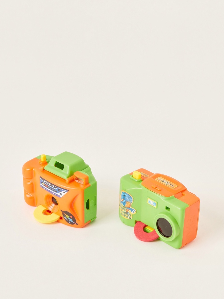 Disc Shooting Battery Operated Camera Playset