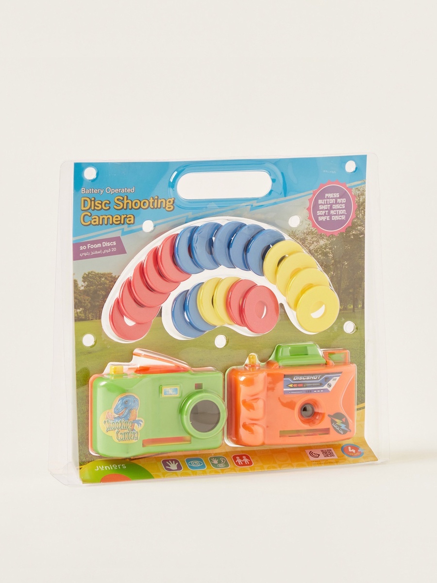 Disc Shooting Battery Operated Camera Playset