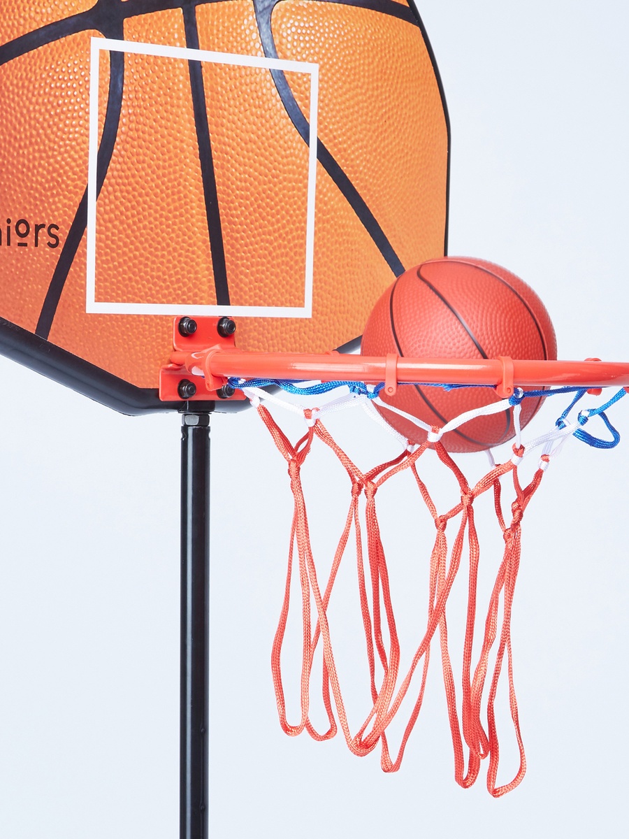 2-in-1 Basketball Stand with Dart Target Playset