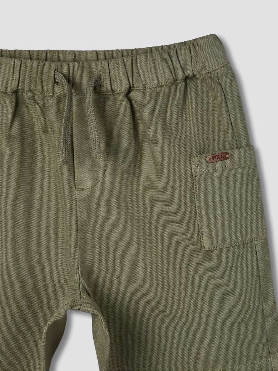 Drawstring Waist Shorts with Pockets