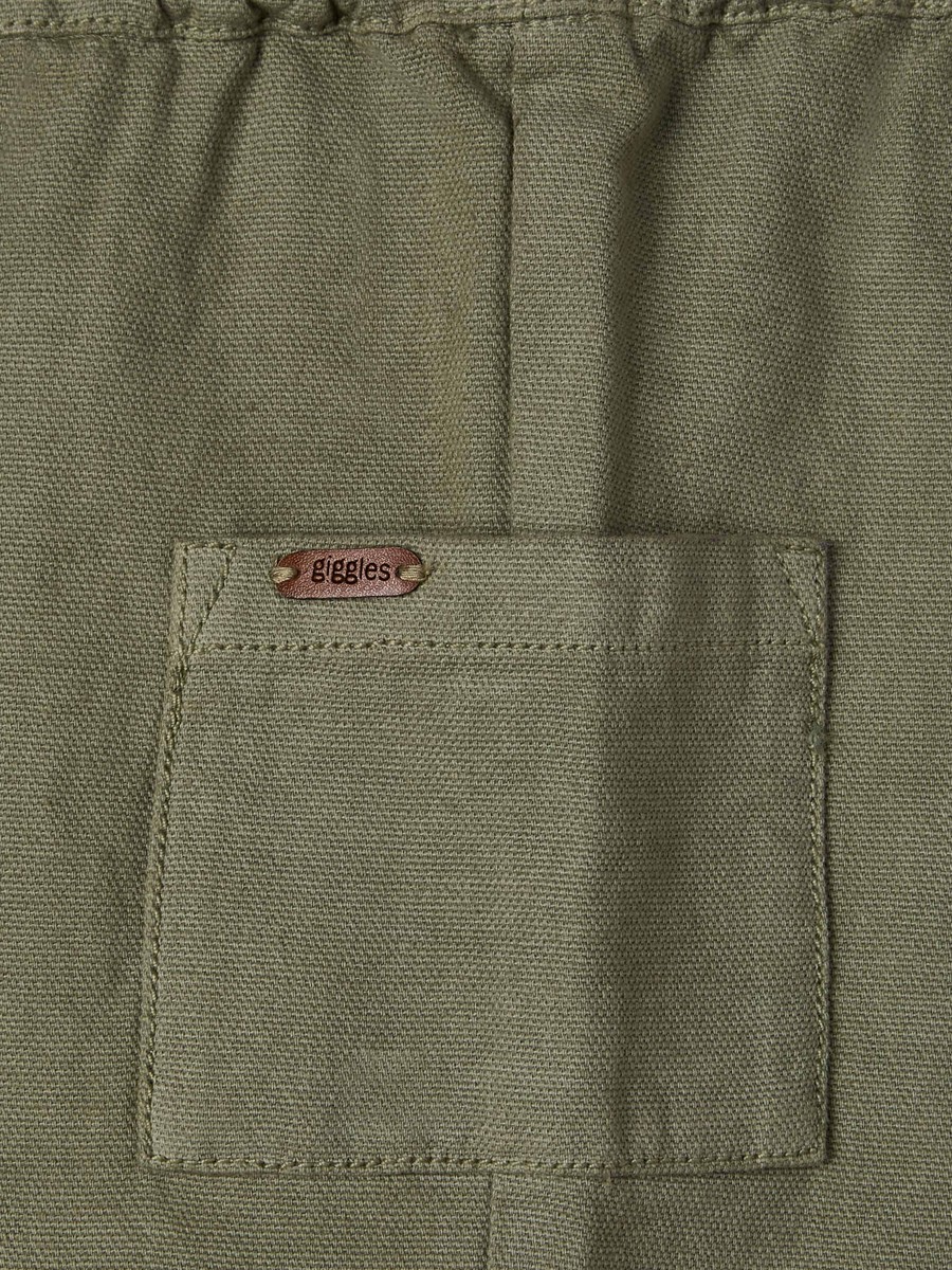 Drawstring Waist Shorts with Pockets