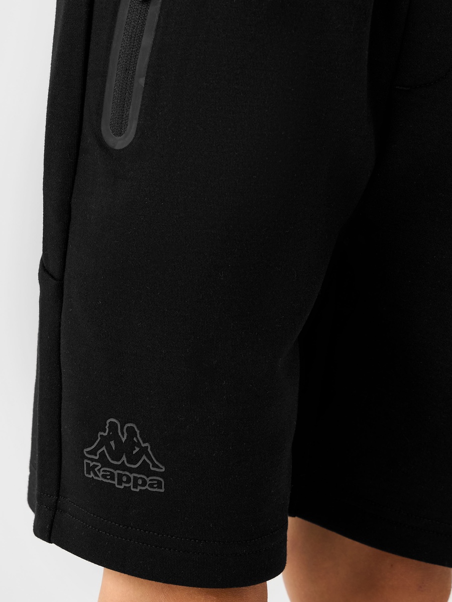 Drawstring Waist Shorts with Zipper Pockets