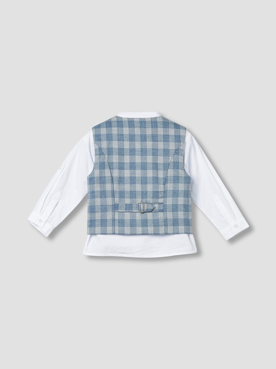 Set of 4 Clothing Gift Set with Checked Design