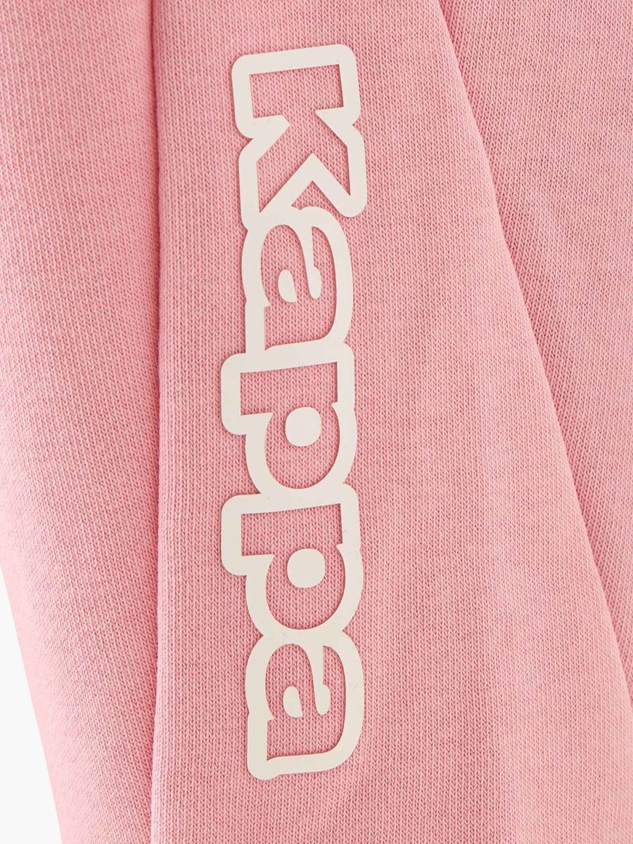 Crew Neck Short Sleeves T-Shirt and Track Pants Set with Logo Print