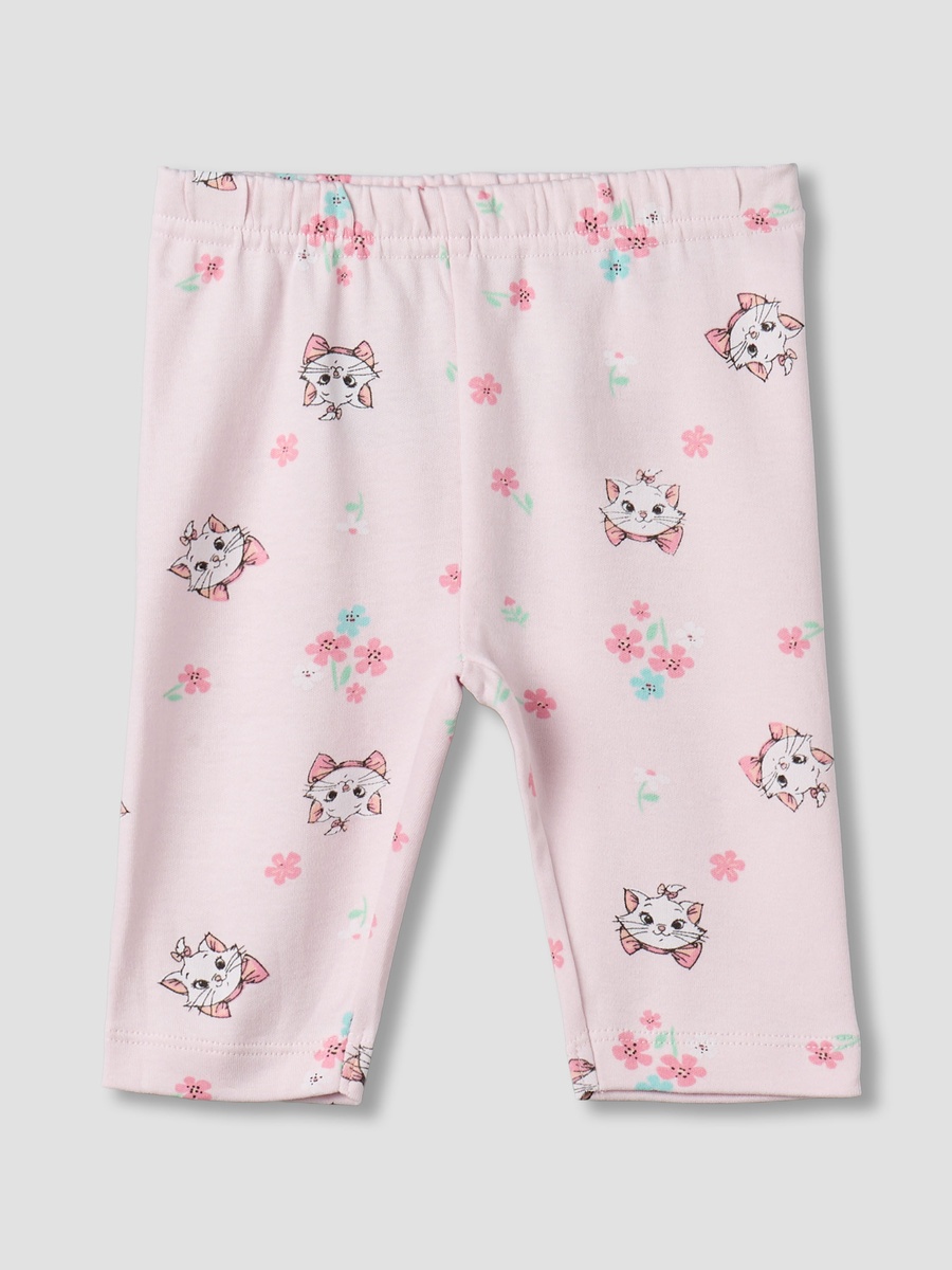 Cotton Collared Neck Long Sleeve Pyjama Set with Marie Print