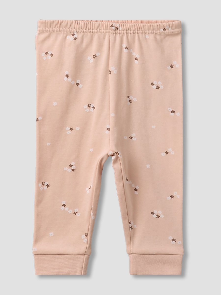 Pack of 3 Cotton Round Neck Long Sleeves Pyjama Set with Floral Print