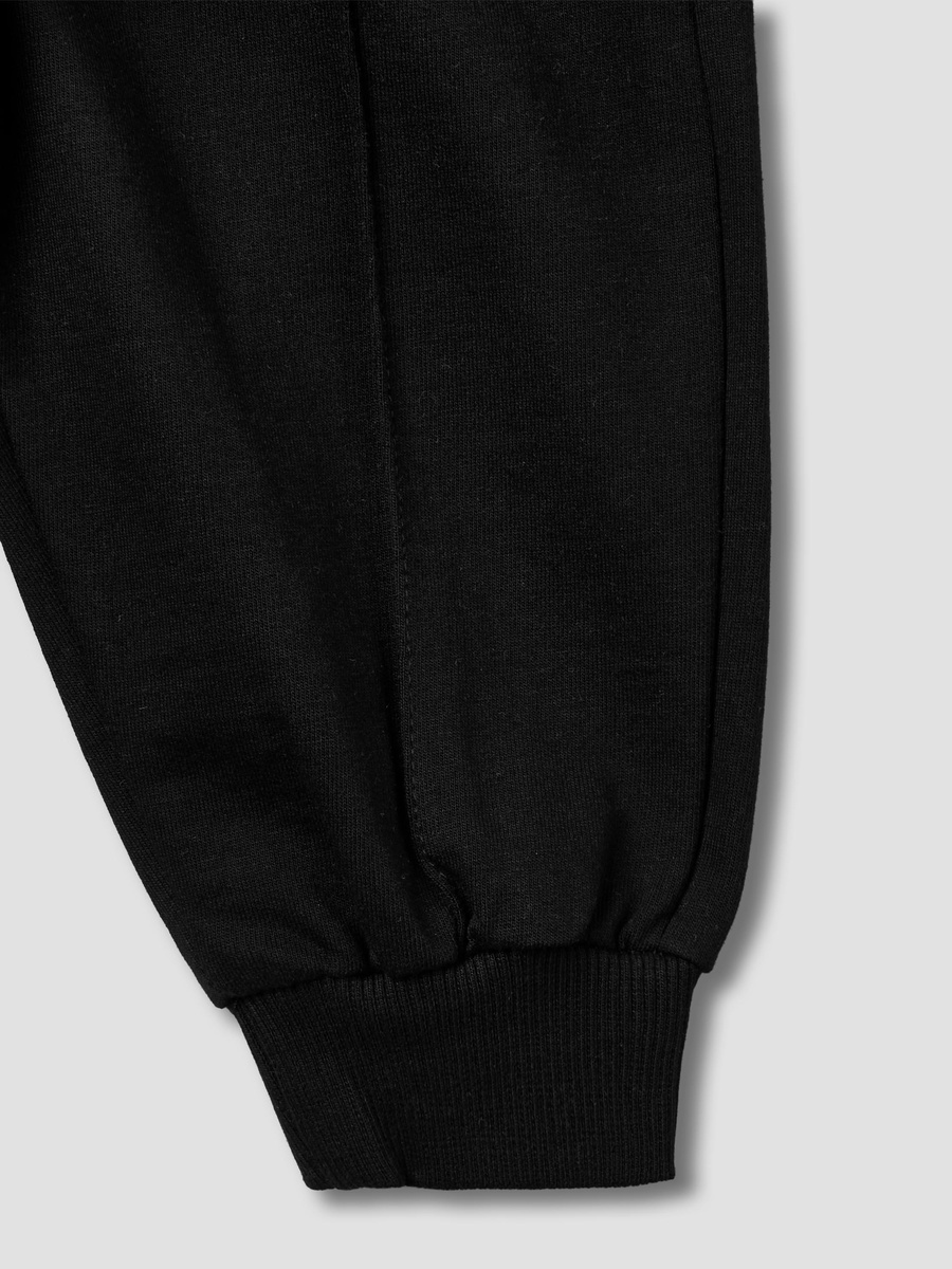Panelled Joggers with Drawstring Closure and Pockets