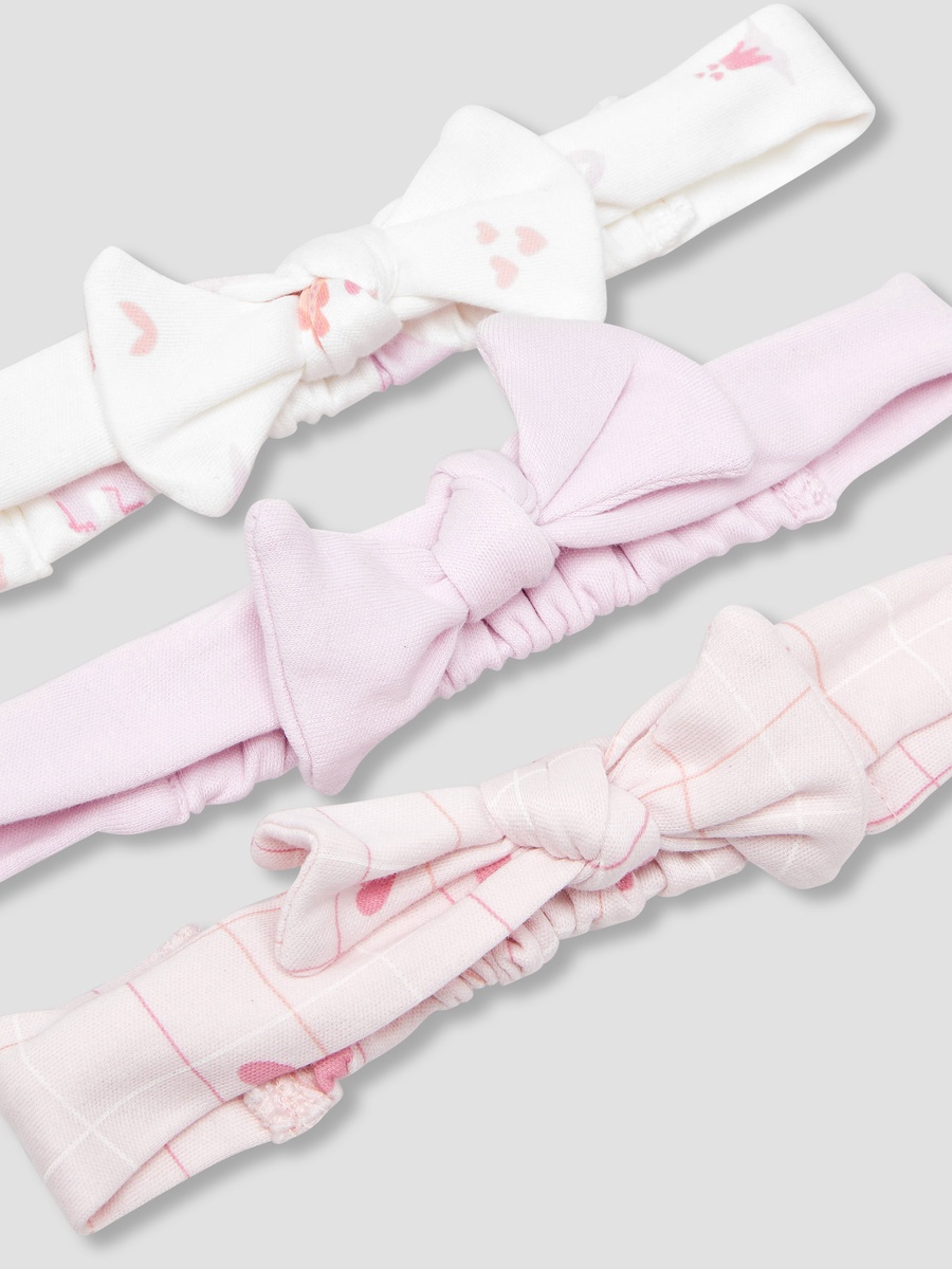 Pack of 3 Hairband with Bow Accent
