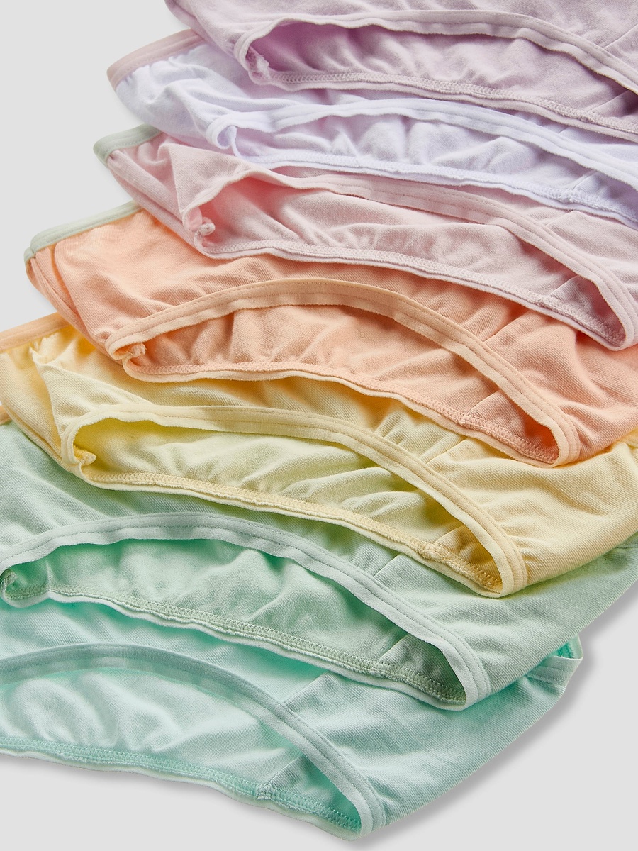 Pack of 7 Cotton Briefs with Elasticated Waistband