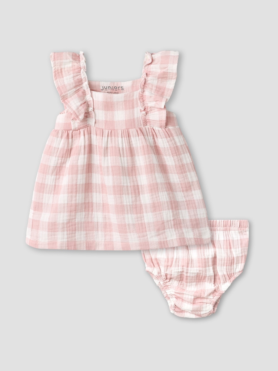 Square Neck Sleeveless Dress with Bloomers