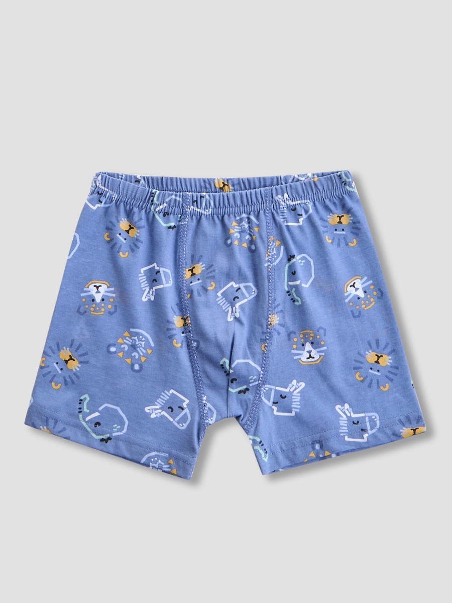 Pack of 7 Cotton Boxers with Print