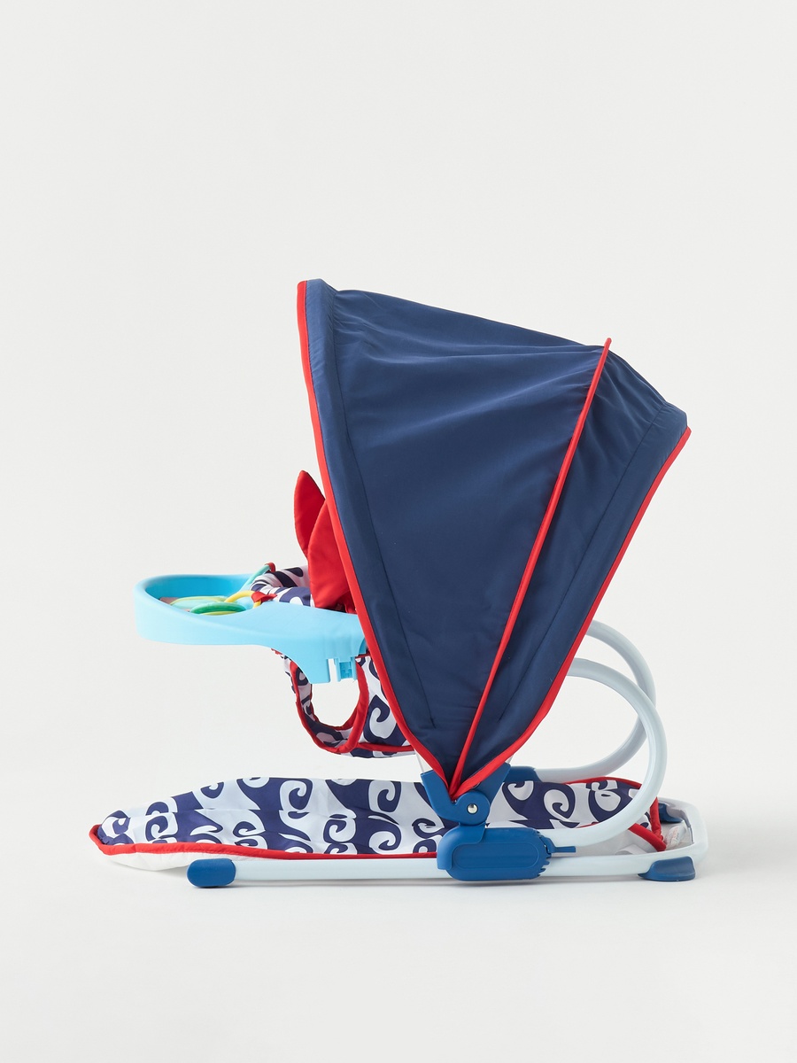 Santos Crab Detail Baby Chair with Canopy and Detachable Tray