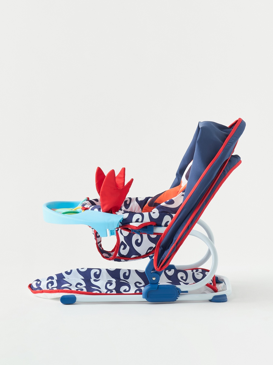 Santos Crab Detail Baby Chair with Canopy and Detachable Tray