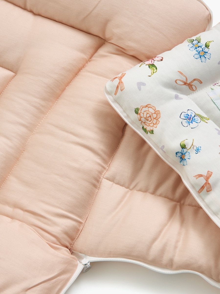 Floral Print Baby Nest - 66x30x22 cm