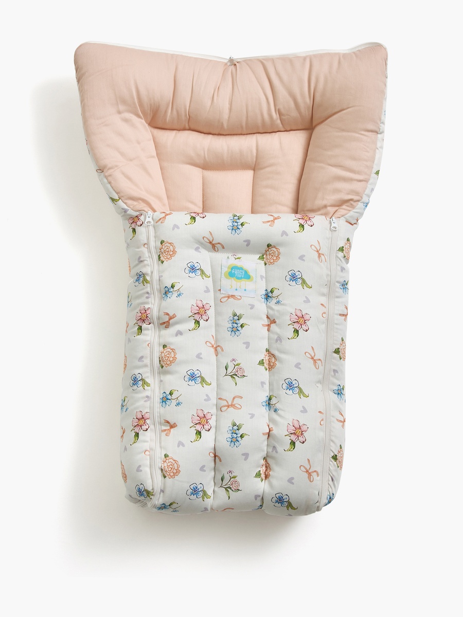 Floral Print Baby Nest - 66x30x22 cm