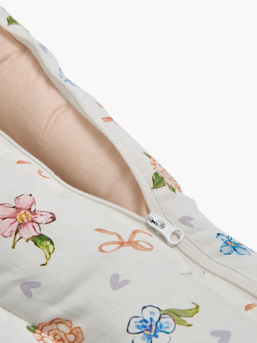Floral Print Baby Nest - 66x30x22 cm