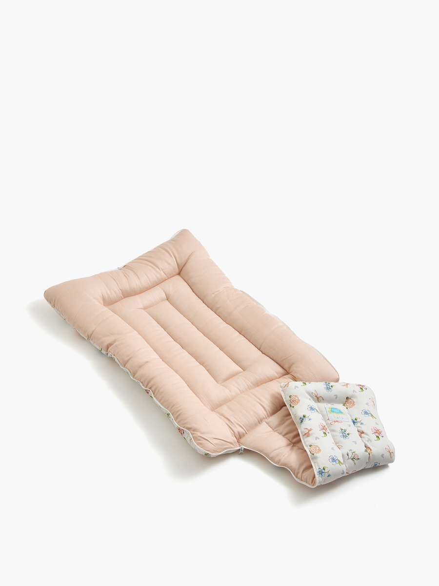 Floral Print Baby Nest - 66x30x22 cm